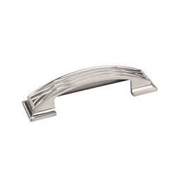 Aberdeen 3-3/4 Inch Center to Center Satin Nickel Cabinet Cup Pull
