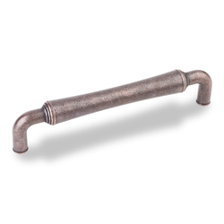 Bremen 2 5-1/16 Inch Center to Center Dark Machined Antique Copper Cabinet Pull