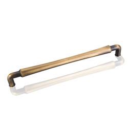 Bremen 2 12 Inch Center to Center Antique Brushed Satin Brass Cabinet Pull