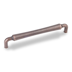 Bremen 2 6-5/16 Inch Center to Center Dark Machined Antique Copper Cabinet Pull