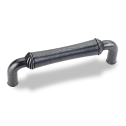Bremen 2 3-3/4 Inch Center to Center Dark Antique Copper Machined Cabinet Pull