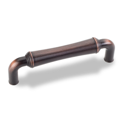 Bremen 2 3-3/4 Inch Center to Center Dark Brushed Antique Copper Cabinet Pull