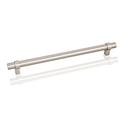 Key Grande 18-7/8 Inch Center to Center Satin Nickel Cabinet Pull
