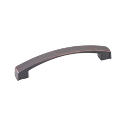 Merrick 5-1/16 Inch Center to Center Brushed Oil Rubbed Bronze Cabinet Pull
