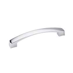 Merrick 5-1/16 Inch Center to Center Polished Chrome Cabinet Pull