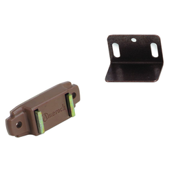 1-15/16 Inch Length Functional Hardware Magnetic Catch, Tan