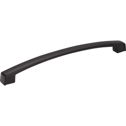 Merrick 7-9/16 Inch Center to Center Matte Black Cabinet Pull