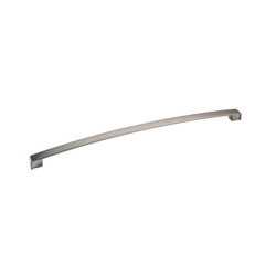 Merrick 12-5/8 Inch Center to Center Satin Nickel Cabinet Pull