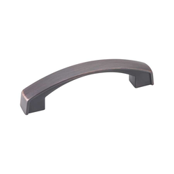 Merrick 3-3/4 Inch Center to Center Brushed Oil Rubbed Bronze Cabinet Pull