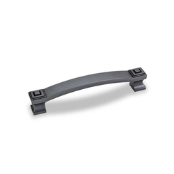 Delmar 5-1/16 Inch Center to Center Gun Metal Cabinet Pull
