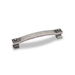 Delmar 5-1/16 Inch Center to Center Distressed Pewter Cabinet Pull