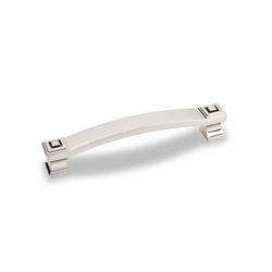 Delmar 5-1/16 Inch Center to Center Satin Nickel Cabinet Pull
