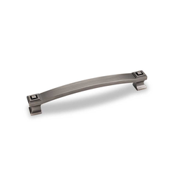 Delmar 6-5/16 Inch Center to Center Brushed Pewter Cabinet Pull