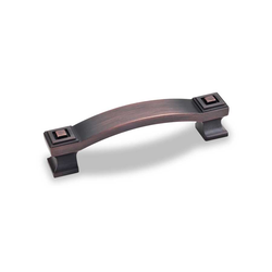 Delmar 3-3/4 Inch Center to Center Brushed Oil Rubbed Bronze Cabinet Pull