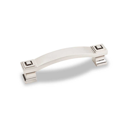 Delmar 3-3/4 Inch Center to Center Satin Nickel Cabinet Pull