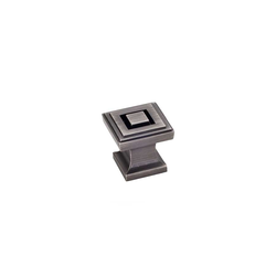 Delmar 1 Inch Diameter Brushed Pewter Cabinet Knob