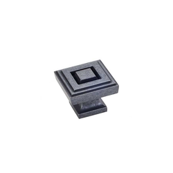 Delmar 1-1/4 Inch Diameter Gun Metal Cabinet Knob