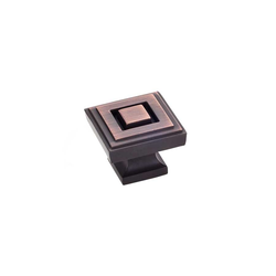 Delmar 1-1/4 Inch Diameter Brushed Oil Rubbed Bronze Cabinet Knob