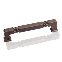 Tahoe 5-1/16 Inch Center to Center Dark Machined Antique Copper Cabinet Pull