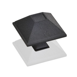 Tahoe 1-1/2 Inch Diameter Black Cabinet Knob