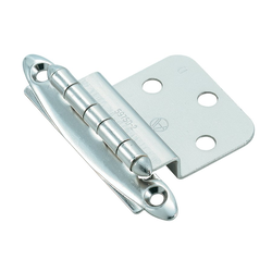 23% OFF 3/8 Inch Inset Hinge 11/16 Inch Projection, Polished Chrome, Pair