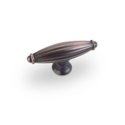 Glenmore 2-5/8 Inch Diameter Dark Brushed Antique Copper Cabinet Knob