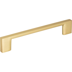 Sutton 5-1/16 Inch Center to Center Brushed Gold Cabinet Pull