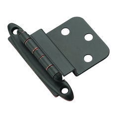 15% OFF 3/8 Inch Inset Hinge 11/16 Inch Projection, Oil-Rubbed Bronze, Pair