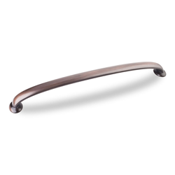Hudson 12 Inch Center to Center Dark Brushed Antique Copper Cabinet Pull