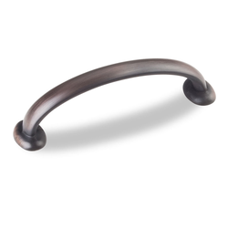 Hudson 3-3/4 Inch Center to Center Dark Brushed Antique Copper Cabinet Pull