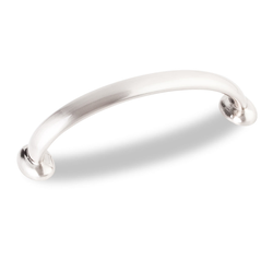 Hudson 3-3/4 Inch Center to Center Satin Nickel Cabinet Pull