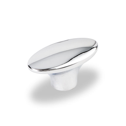 Hudson 1-7/8 Inch Diameter Polished Chrome Cabinet Knob