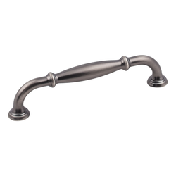 Tiffany Cabinet Pull 128MM Center to Center, Brushed Pewter