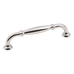 Tiffany Cabinet Pull 128MM Center to Center, Polished Nickel