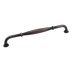 Tiffany Cabinet Pull 12 inch Center to Center, Brushed Oil Rubbed Bronze