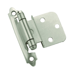 15% OFF 3/8 Inch Inset Hinge 1-1/16 Inch Projection, Satin Nickel, Pair