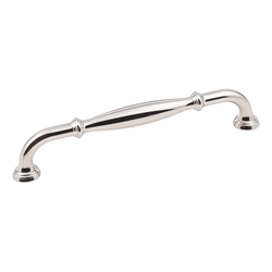 Tiffany Cabinet Pull 160MM Center to Center, Polished Nickel