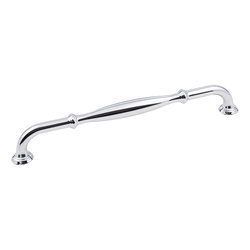 Tiffany Cabinet Pull 224MM Center to Center, Polished Chrome