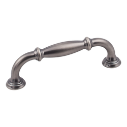Tiffany Cabinet Pull 96MM Center to Center, Brushed Pewter