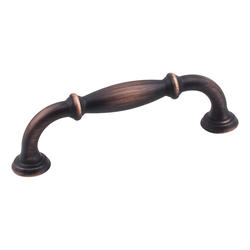Tiffany Cabinet Pull 96MM Center to Center, Brushed Oil Rubbed Bronze