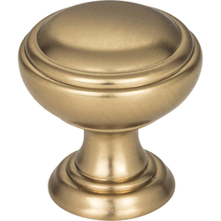 Tiffany 1-1/4 Inch Diameter Satin Bronze Cabinet Knob