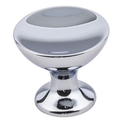 Rae Cabinet Knob 1-3/8 inch Diameter Polished Chrome