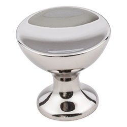 Rae Cabinet Knob 1-1/4 inch Diameter, Polished Nickel
