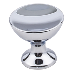 Rae Cabinet Knob 1-1/4 inch Diameter, Polished Chrome