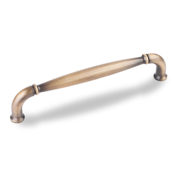 Chesapeake 5-1/16 Inch Center to Center Antique Brushed Satin Brass Cabinet Pull