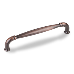 Chesapeake 5-1/16 Inch Center to Center Dark Brushed Antique Copper Cabinet Pull