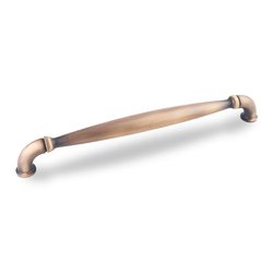 Chesapeake 12 Inch Center to Center Antique Brushed Satin Brass Cabinet Pull