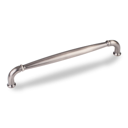 Chesapeake 6-5/16 Inch Center to Center Bright Nickel Brushed with Dull Lacquer Cabinet Pull