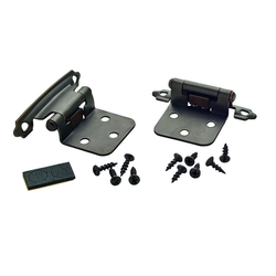 Variable Overlay Hinge 1-13/16 Inch Width, Oil-Rubbed Bronze, 2 Pack