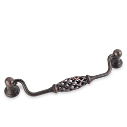 Tuscany 6-5/16 Inch Center to Center Dark Brushed Antique Copper Cabinet Pull